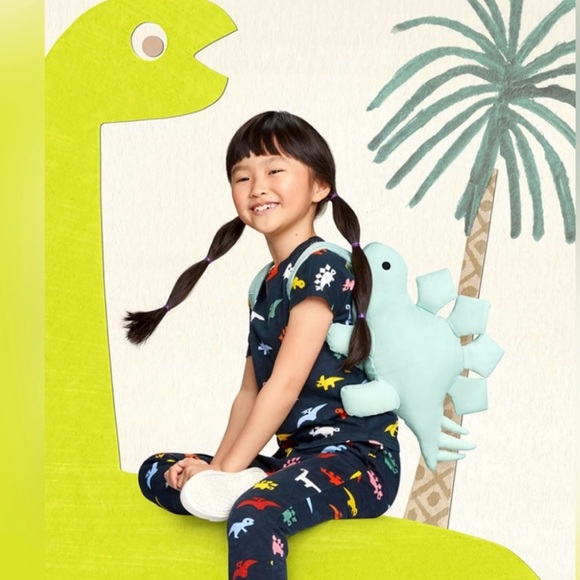 🇺🇸 Christian Robinson X Target Stegosaurus Dinosaur Toddlers Backpack - Picture 1 of 6